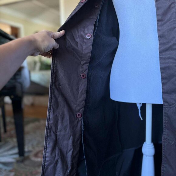 Oakley Software Trench Long Coat Size L Men's Brown - Picture 2 of 10